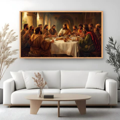 QUADRO SANTA CEIA DO SENHOR - Quadros & Quadrinhos