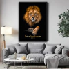 QUADRO LEÃO DE JUDÁ COM VERSÍCULO AQUELE QUE TE GUARDA - comprar online