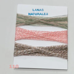BORDERINES • Hilos pintados a mano - Lanas Naturales