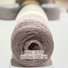 OVILLOS LANA MIX 2/10 • 100 gr - - comprar online