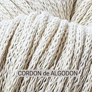 CORDON DE ALGODON crudo • Madeja 240 gr - (copia) - comprar online