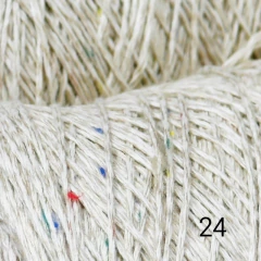 ALGODON 8/3 MELANG- PINTITAS • Conos 250gr - - Lanas Naturales