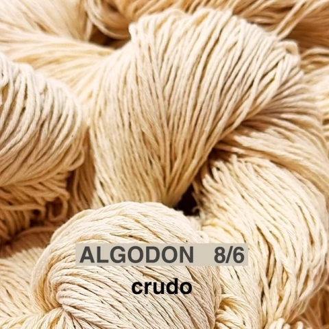 ALGODON 8/6 CRUDO • MADEJA 150 GR - (copia) - comprar online