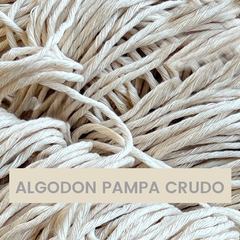 ALGODÓN PAMPA CRUDO • Madeja 250gr