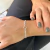Pulseira de Prata Cordão Baiano, Circulo Fio no Meio - comprar online