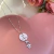 Colar Personalizado de Prata Veneziana, Plaquinha Redonda 1,5cm + Criança Zircônia 1,5cm