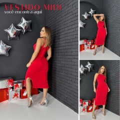 Vestido Midi Básico de Alcinha LVC13 na internet