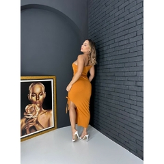 Imagem do Vestido Midi de Uma ALça com Fenda LVC21