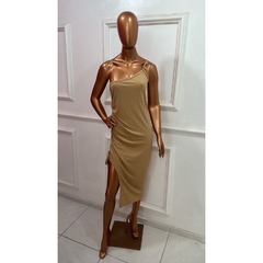 Vestido Midi de Uma ALça com Fenda LVC21 - loja online