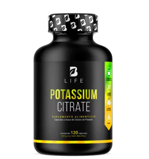 B LIFE | CITRATO DE POTASIO - 120 CAPSULAS - comprar en línea