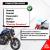 Par De Espelho Retrovisor Turbike Para Titan Fan Cg 125 150 Quadrado Biz Pop Bros Honda Até 2016 - comprar online