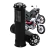 Par De Manoplas Para Moto Universal Modelo Aluminio Preto Cg Titan Fazer Factor Xre Intruder Yes