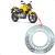Disco De Freio Dianteiro Para Twister Cb250 2001 2002 2003 2004 2005 2006 2007 2008 Pra Cb 300 2009 - 2015 Da Cb300 na internet