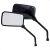 Par De Retrovisor Para Cbx 200 Strada Twister 250 Espelho Lente Plana Gvs Rosca Honda Quadradinho - loja online