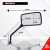 Par De Retrovisor Para Cbx 200 Strada Twister 250 Espelho Lente Plana Gvs Rosca Honda Quadradinho - Turbike - As Melhores Peças E Acessórios Para Moto