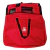 Casinha De Transporte Pet Dobrável Dogfly Carry On Tamanho P Vermelho