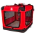 Casinha De Transporte Pet Dobrável Dogfly Carry On Tamanho M - VERMELHO