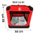 Casinha De Transporte Pet Dobrável Dogfly Carry On Tamanho G - VERMELHO - comprar online