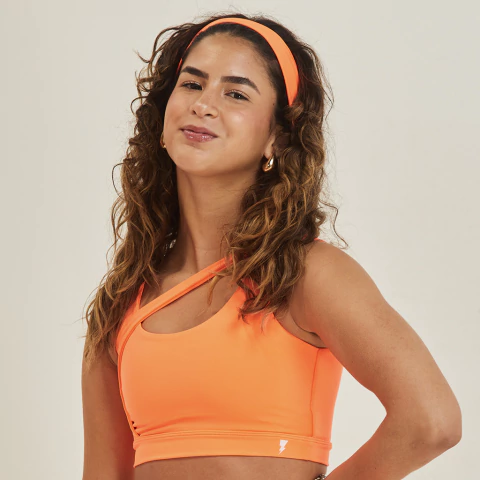 Top Transpassado Tangerina - comprar online