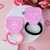 Tag com xuxinha - Mimo pra cliente (fundo rosa, escrito branco) - comprar online