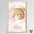 Caderneta personalizada - Ursinha princesa
