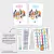 Kit: Livro do bebê, caderneta e Porta documento - Incial floral com borboleta na internet