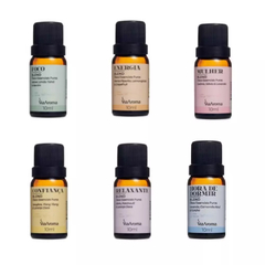 Kit econômico 6un. Blend de óleos essenciais puros via aroma