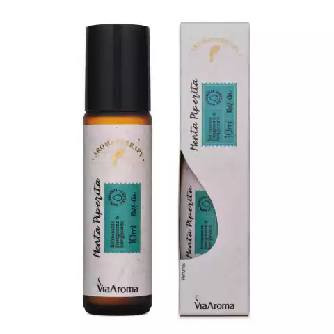 Roll-On Óleo Essencial Menta Piperita Via Aroma - 10ml