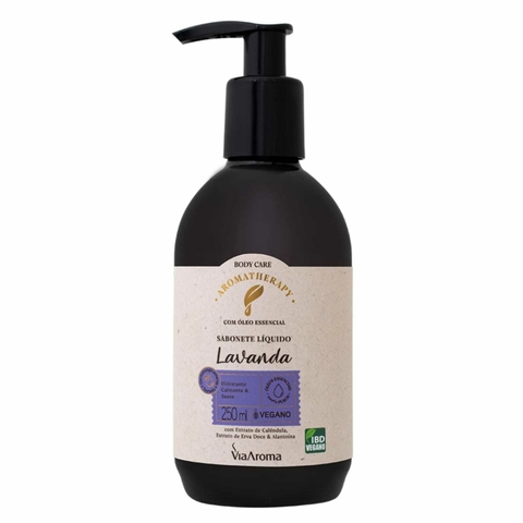 Sabonete Líquido Lavanda Aromatherapy Via Aroma - 250ml