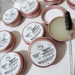 Soap Brows latinha Rosa 15g, ou latinha prata 28g.