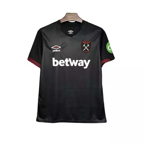 Camisa West Ham Third 24/25 s/n° Torcedor Umbro Masculina - Preta