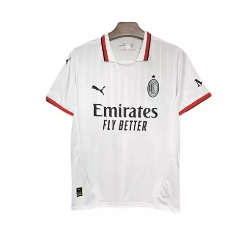 Camisa AC Milan Away 24/25 - Torcedor Puma Masculino - Branco