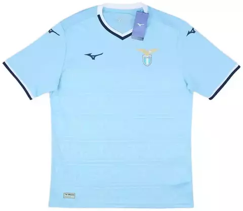 Camisa Lazio Home 24/25 - Torcedor Mizuno Masculina - Azul claro