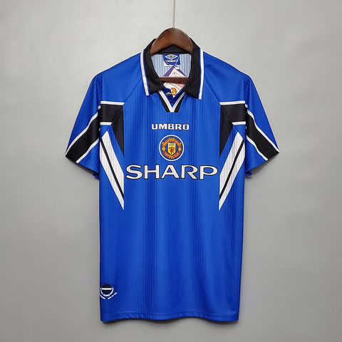 Camisa Manchester United Retrô 1996/1997 Azul - Umbro
