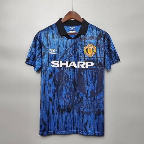 Camisa Manchester United Retrô 1992/1993 Azul - Umbro