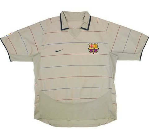 Camisa Retro Barcelona II - Cinza 03/04