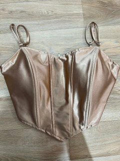 Cropped Corselet de alcinha Acetinato - Kit Multimarcas