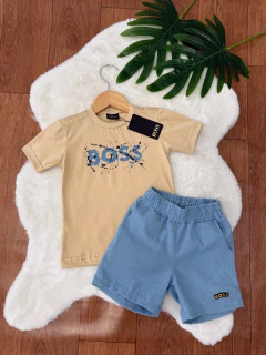 Imagem do Conjunto Infantil Em Linho Boss