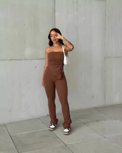 Conjunto Feminino Canelado Tomara que caia - comprar online