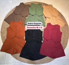 Imagem do Conjunto Colete alfaiataria