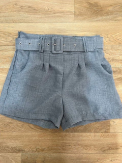 Shorts Feminino Linho Com Cinto E Bolso na internet