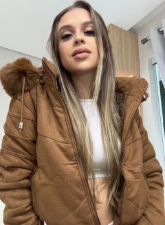 Jaqueta Puffer Zara Forrada