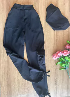 Conjunto Calca e Cropped malha Crepe