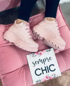 Tenis Bufalo Rose Sal e Pimenta