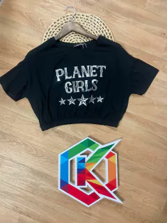 CROPPED PLANET GIRLS ELASTICO