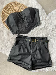 Cropped Corselet Courino Com Bojo Regulagem Atrás na internet