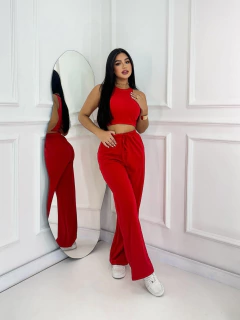 Conjunto Gringa Cropped e calça na internet