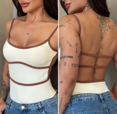 Body Alcinha Bi color - Kit Multimarcas