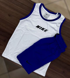Conjunto Infantil Nike Menino Regata E Bermuda