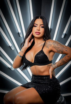 Saia Feminina Paetê Balada Mulheres